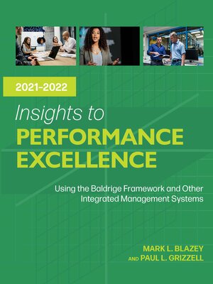 cover image of Insights to Performance Excellence 2021-2022
